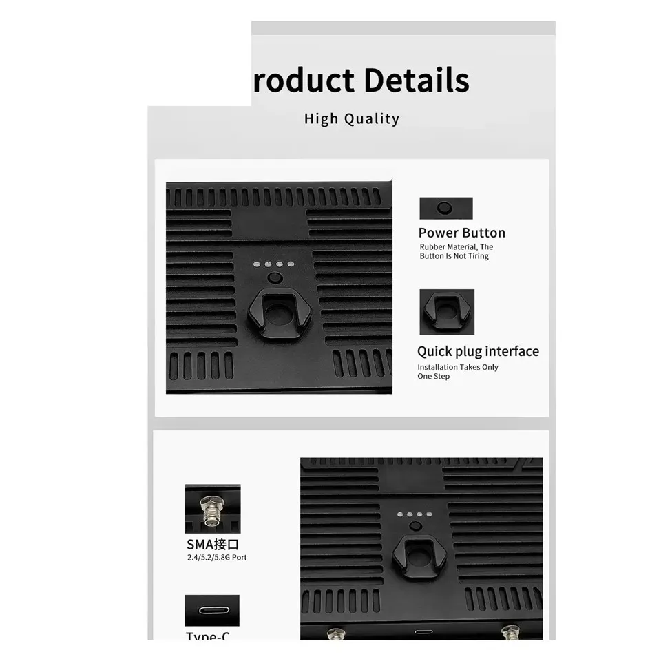 RC-N1 2.4G 5.8G 10W Drone Signal Booster high quality RC-N1 2.4G 5.8G 10W Drone Signal Booster high quality